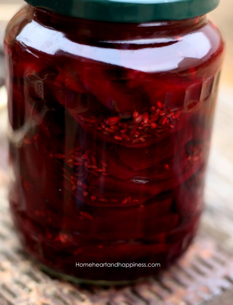 This beautiful ruby red jar would make any gift look beautiful